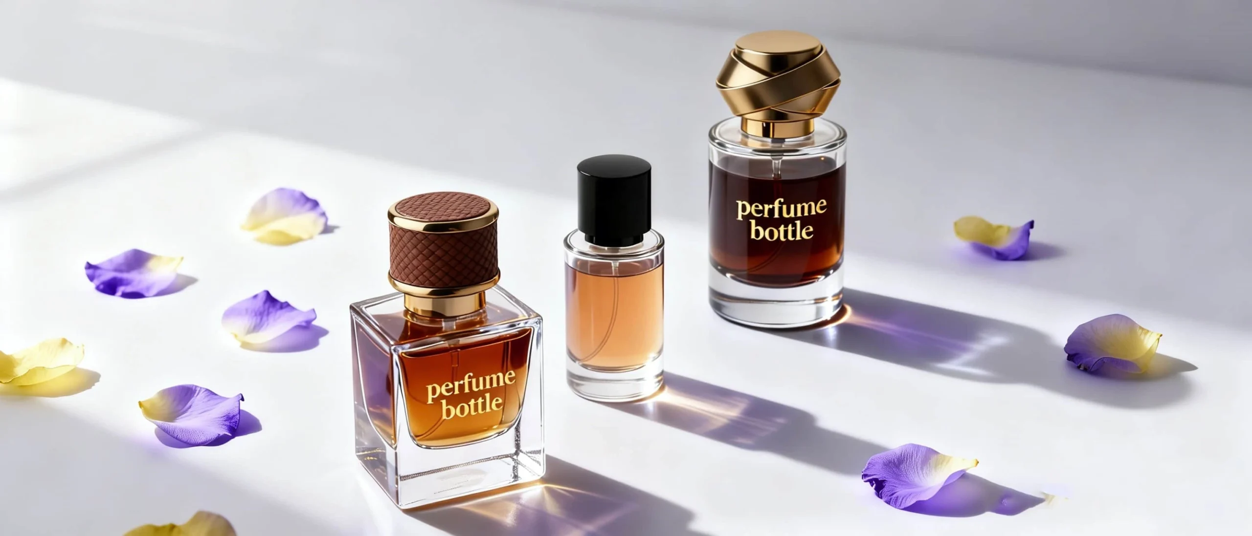 Popular Hot Sale Glass Perfume Bottle With Lid