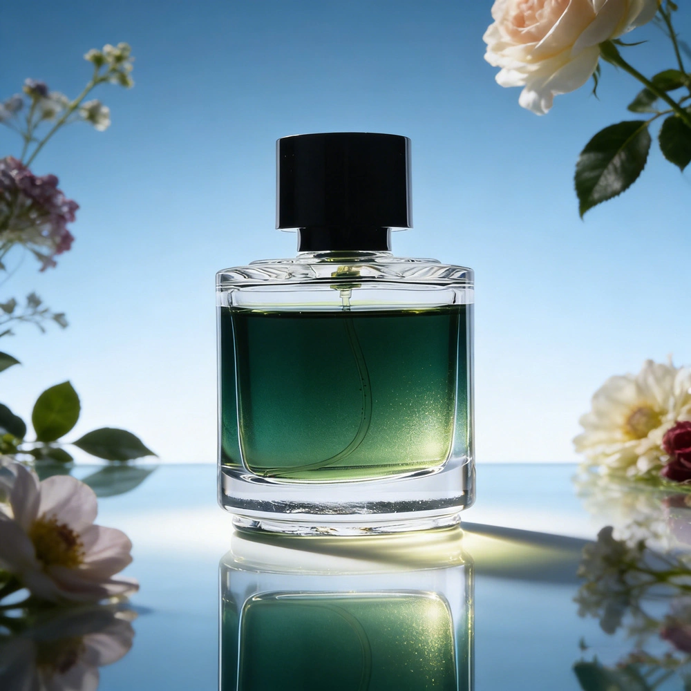 Round Thick Bottom Luxury Empty Glass Perfume Bottle Xs492 (2)