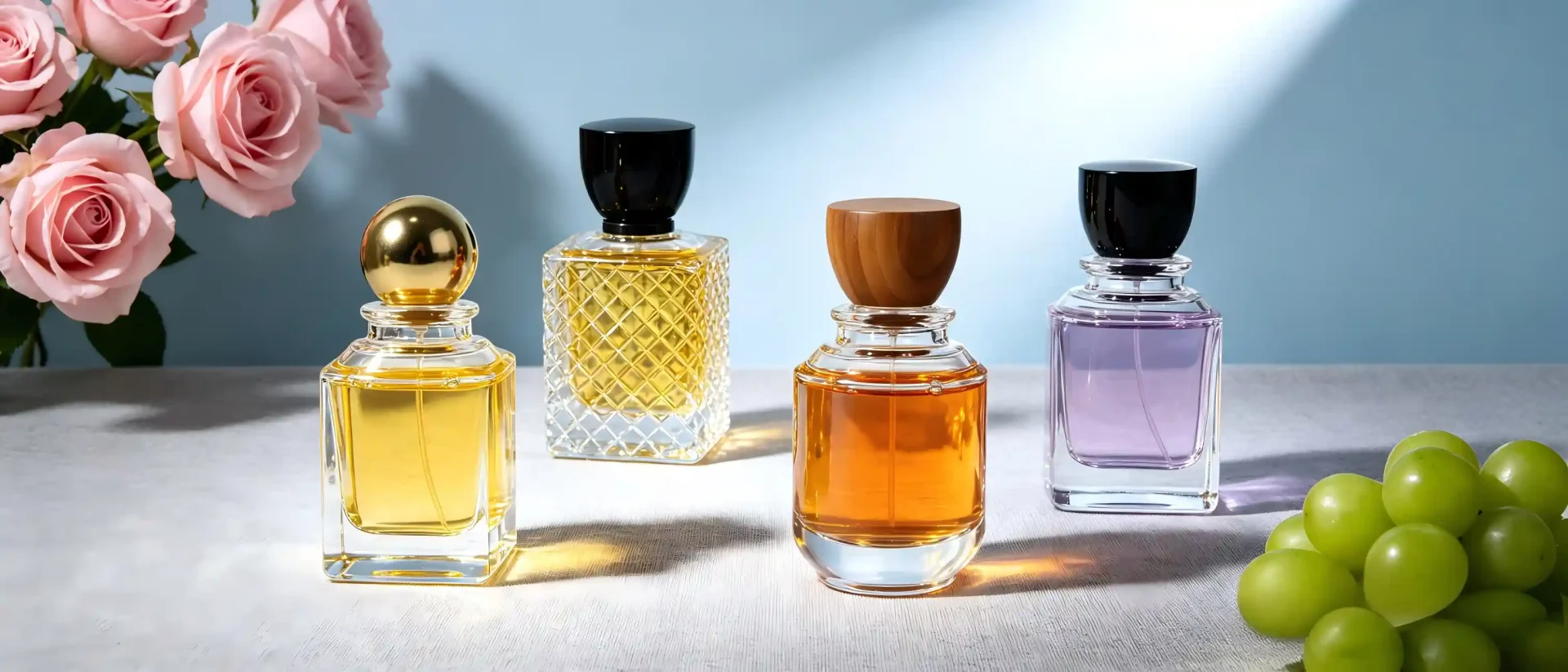 Luxury Square Perfume Glass Bottle (2)